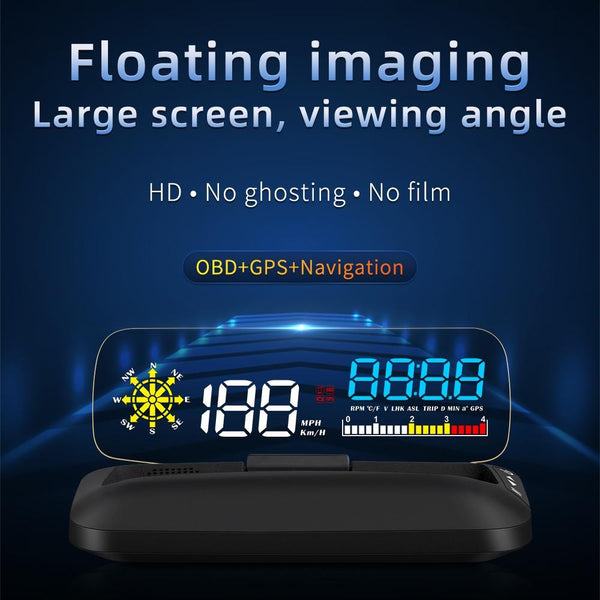 Car Hud Head Up Display Water Temperature / Vehicle Speed Voltage Other Instruments & Gauges
