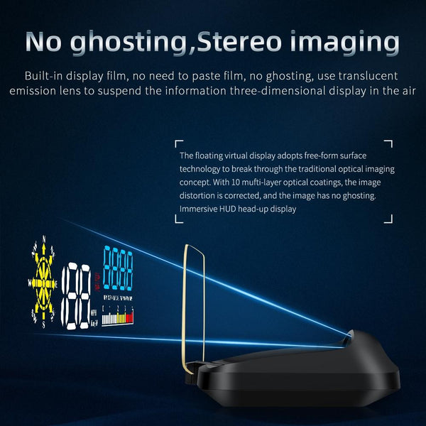 Car Hud Head Up Display Water Temperature / Vehicle Speed Voltage Other Instruments & Gauges