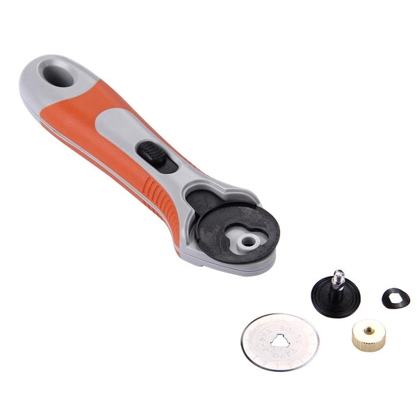28 Millimetre Straight Handle Rotary Cutter With Safeguard By Dafa Rotary Tools