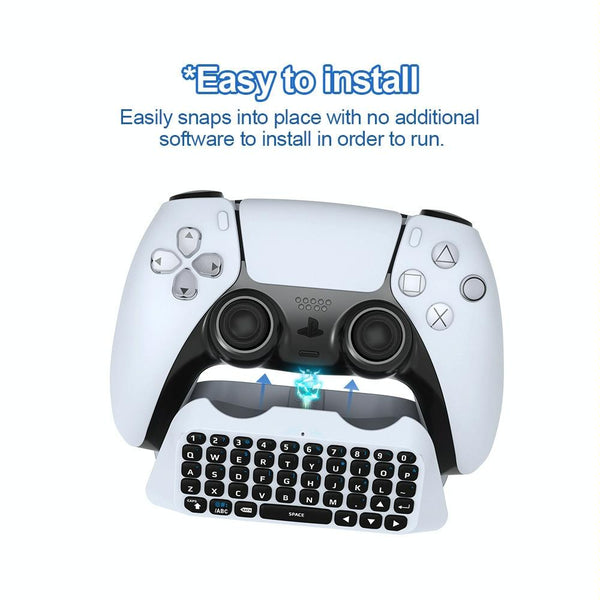 Wireless Bluetooth Keyboard For Ps5 Chat & Voice Compatible Other Video Game Accessories