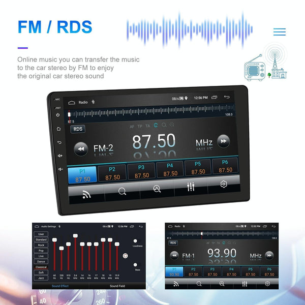 9 Inch Car Android Navigation Screen With Carplay 2 + 64G Other Car Audio