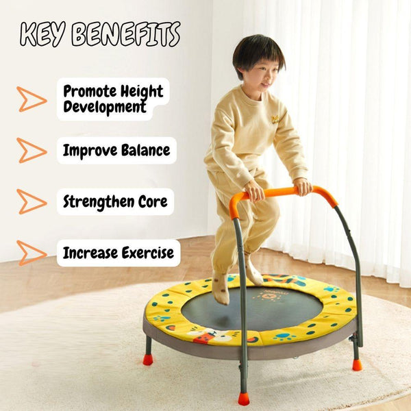 Foldable Children Trampoline Indoor Anti Collision Bouncer For Baby Sports Trampolines