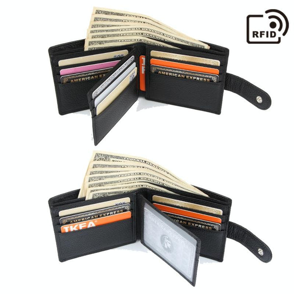 Rfid Protected Men Short Wallet Secure & Compact Wallets