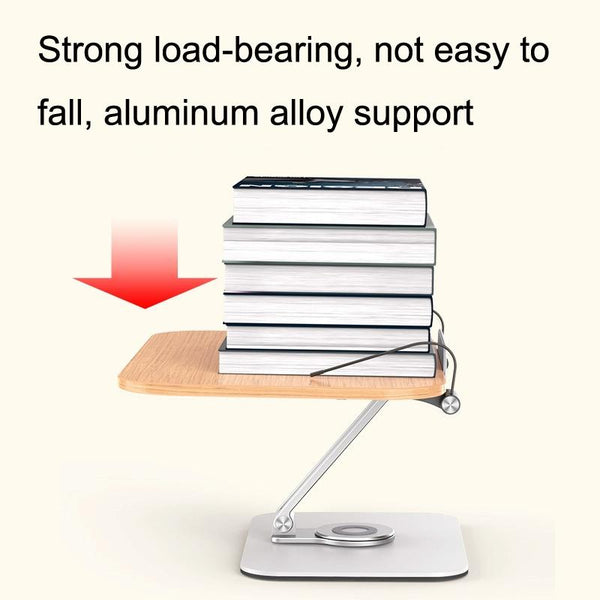360 Degree Rotating Desktop Bookshelf For Tablets Monitor Mounts & Stands