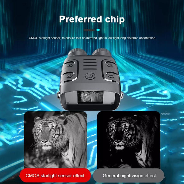 1080P Hd Binocular With Infrared Night Vision 2.4 Screen 5X Zoom Binoculars & Monoculars