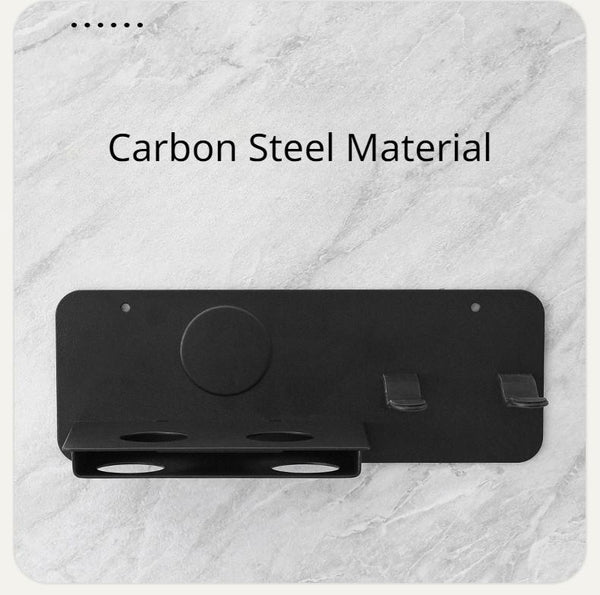 Wall Mounted Hair Dryer Holder For Bathroom Storage Upgraded Model Bathroom Storage & Organisers