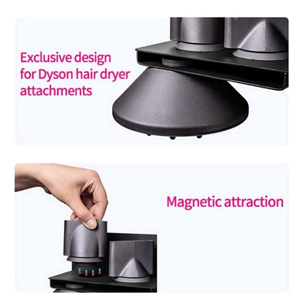 Wall Mounted Hair Dryer Holder For Bathroom Storage Upgraded Model Bathroom Storage & Organisers