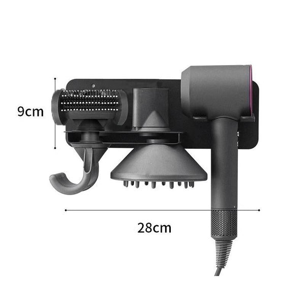 Wall Mounted Hair Dryer Holder For Bathroom Storage Upgraded Model Bathroom Storage & Organisers
