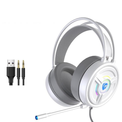 Psh 200 Wired Gaming Headset With Mic White Headsets