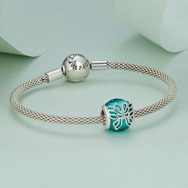 925 Sterling Silver Butterfly Bracelet With Insect Pattern Beads Charms & Pendants