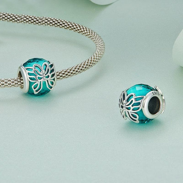 925 Sterling Silver Butterfly Bracelet With Insect Pattern Beads Charms & Pendants