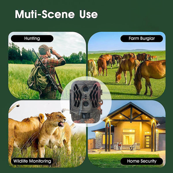 50Mp 4K Dual Lens Infrared Camera For Outdoor Rainfall And Fog Digital Cameras