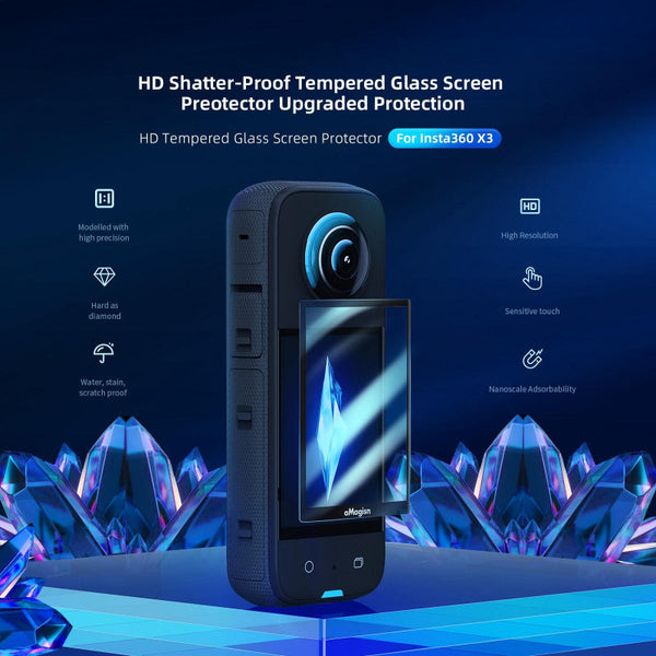 Tempered Film Protection For Insta360 X3 Sports Camera Set Audio Video Accessories Other Camera & Photo Accs