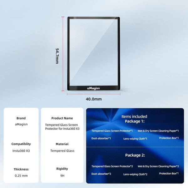 Tempered Film Protection For Insta360 X3 Sports Camera Set Audio Video Accessories Other Camera & Photo Accs