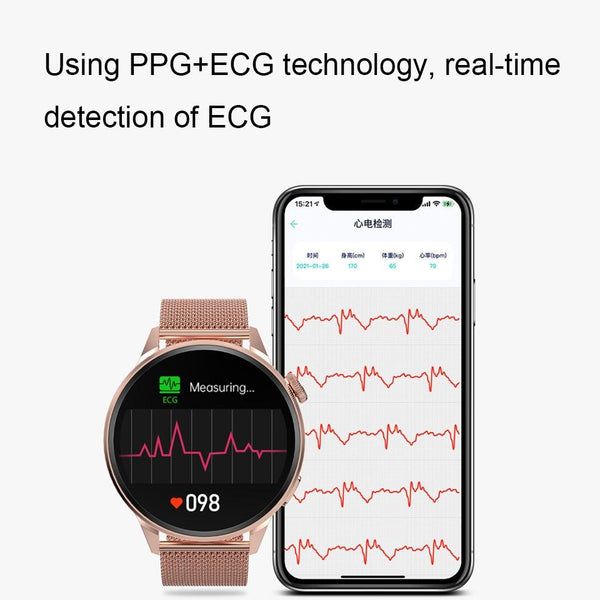 1.36 Inch Hd Screen Smart Call Watch With Nfc Function Black Silicone Smart Watches