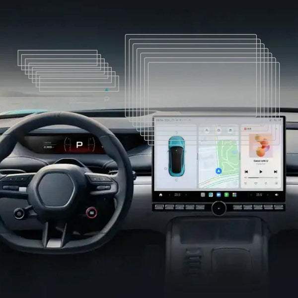 25 Pack Tempered Glass Film For Car Navigator Protection Tesla Model 3 2024 Other Car Audio