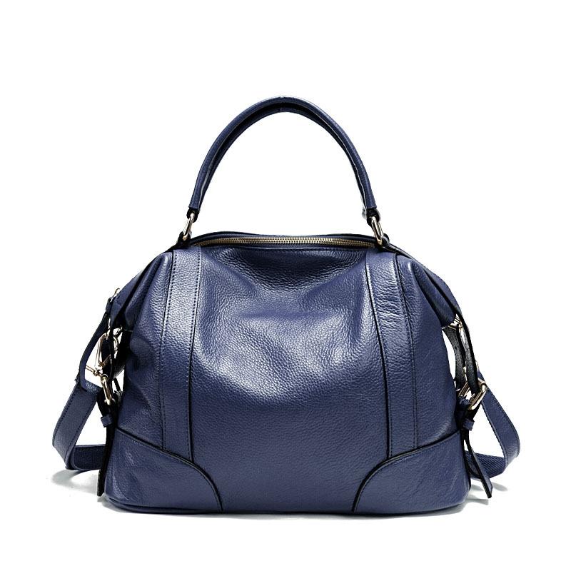 Royal Blue Single Shoulder Leather Messenger Bag For Women Women's Bags & Handbags