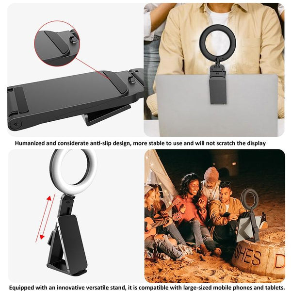 Desktop Ring Fill Light With Multi Function Bracket For Audio And Video Use Other Camera & Photo Accs