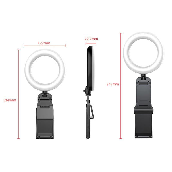 Desktop Ring Fill Light With Multi Function Bracket For Audio And Video Use Other Camera & Photo Accs