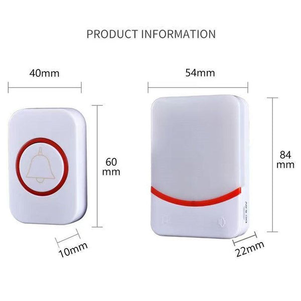 Wireless Doorbell With Remote Control And Flashing Light Cmf1188 Smart Doorbells