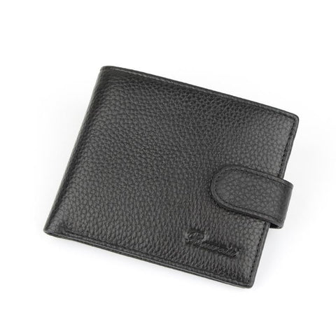 Rfid Protected Men's Wallet Secure Black Wallets
