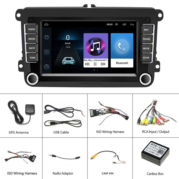 7 Inch Android Car Navigation Player With Wireless Carplay 1 + 16G Other Car Video