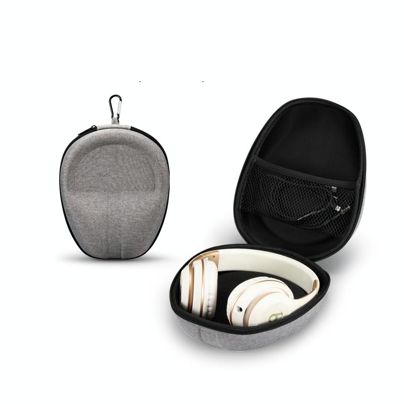 Gray Headphone Storage Bag Universal Organizer Headphone Accessories