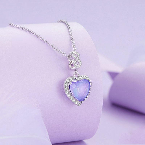 925 Sterling Silver Platinum Plated Zircon Heart Bracelet Bracelets