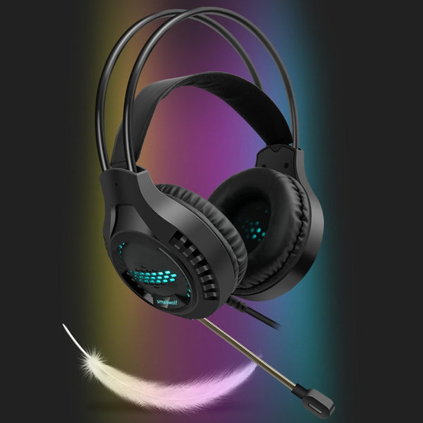 Luminous Wired Gaming Headset For Desktop 3.5Mm Double Plug Headsets