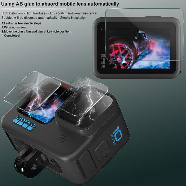 Imak 3 In 1 Camera Lens And Screen Tempered Glass Film For Audio Video Protection Other Lenses & Filters