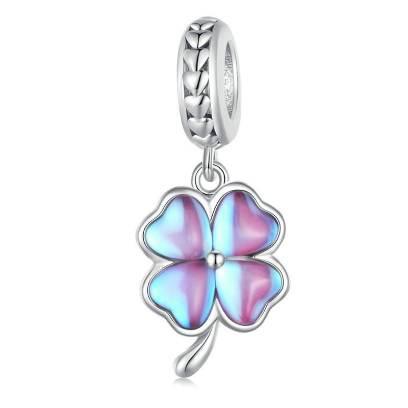 925 Sterling Silver Symphony Clover Pendant For Diy Bracelets Charms & Pendants