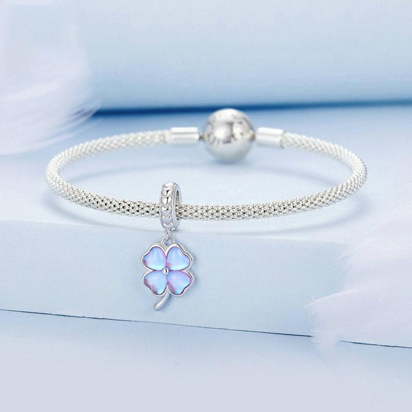 925 Sterling Silver Symphony Clover Pendant For Diy Bracelets Charms & Pendants
