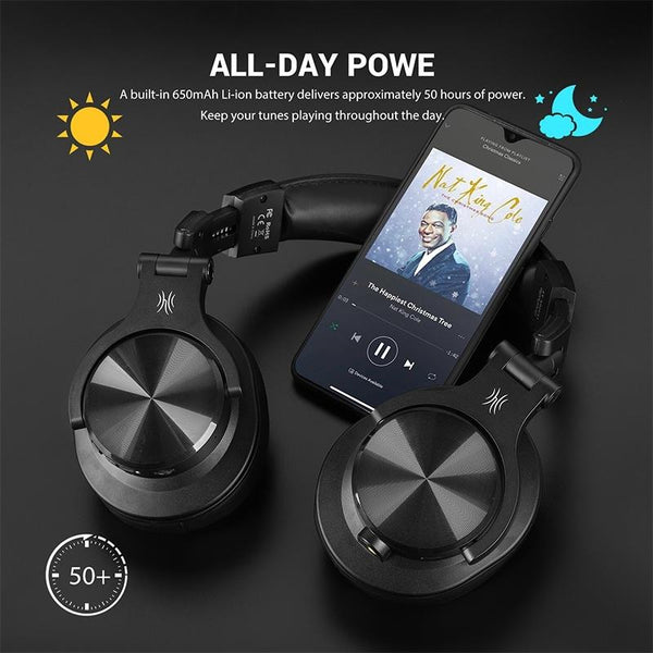 Wireless Bluetooth Headset Black Headsets