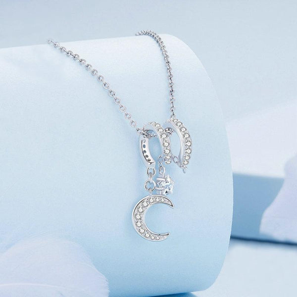 925 Sterling Silver Moonlight Zircon Bracelet Charms & Pendants