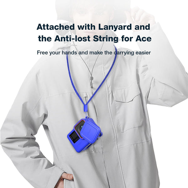 Silicone Case For Insta360 Ace Camera Protect Your Gear Black Camera Cases Bags & Covers