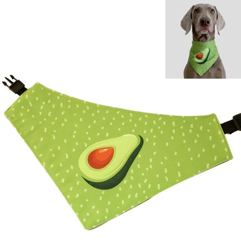 Refreshing Avocado Pet Scarf Three Layer Thickened Waterproof Saliva Towel Size Xs Dog Clothing & Shoes