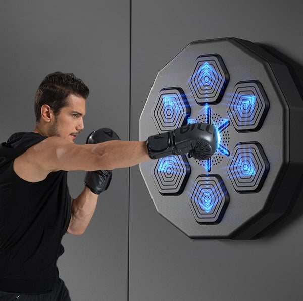 Smart Wall Mounted Boxing Trainer With Adult Gloves Children Gloves Boxing