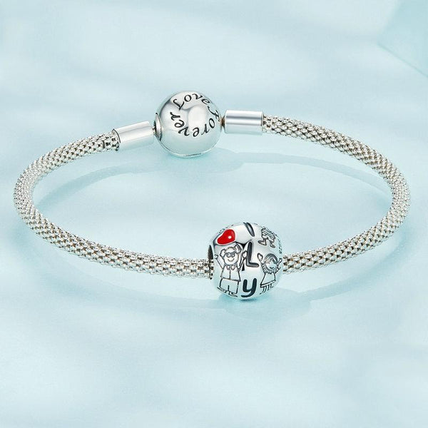 925 Sterling Silver Colourful Family Bracelet Bracelets
