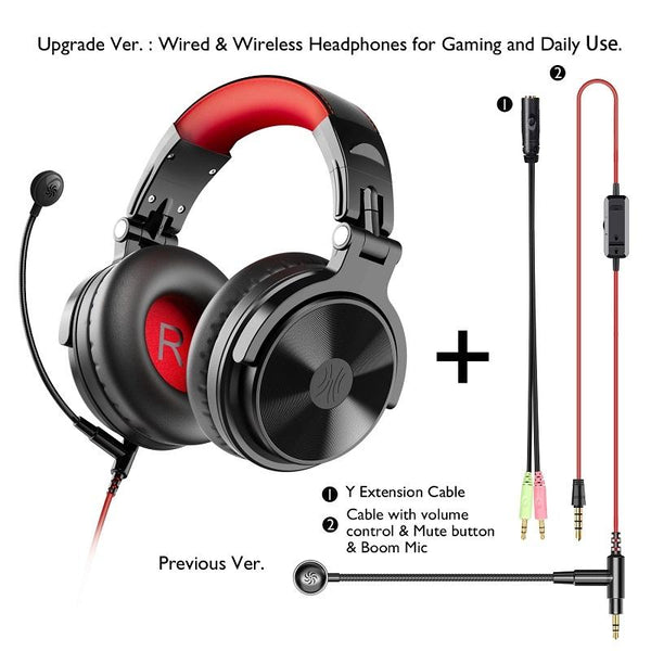 Wireless Gaming Headset Black & Red Headsets