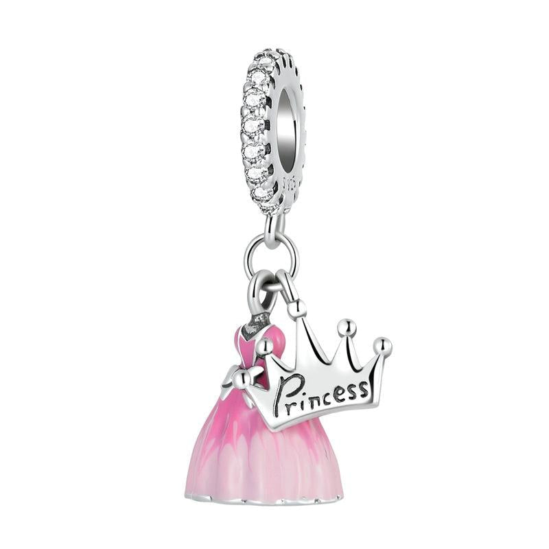 Retro Pink Pearl Bracelet With Fantasy Pendant Bracelets