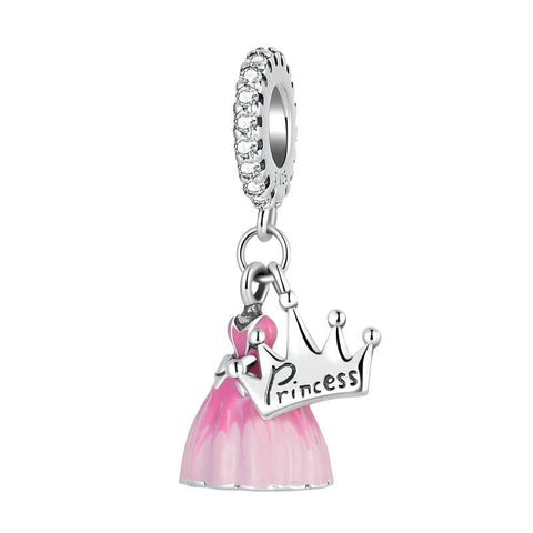 Retro Pink Pearl Bracelet With Fantasy Pendant Bracelets