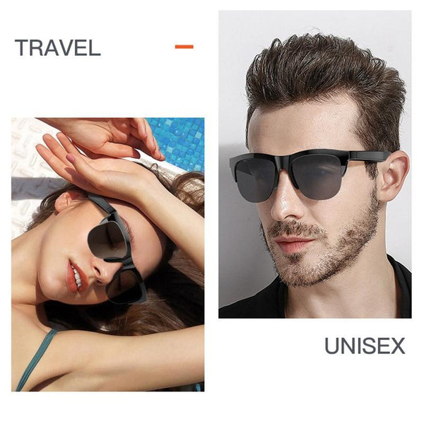 Bluetooth 5.3 Smart With Wireless Headset And Anti Glare Protection Sunglasses