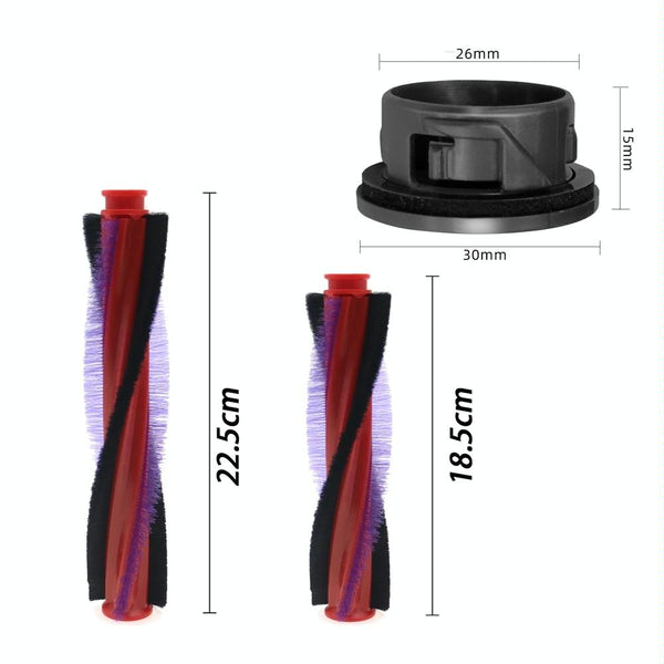 Roller Bar Brush Head For Dyson V6 Dc59 Dc62 Sv03 Vacuum Cleaner 185Mm Vacuum Cleaner Parts