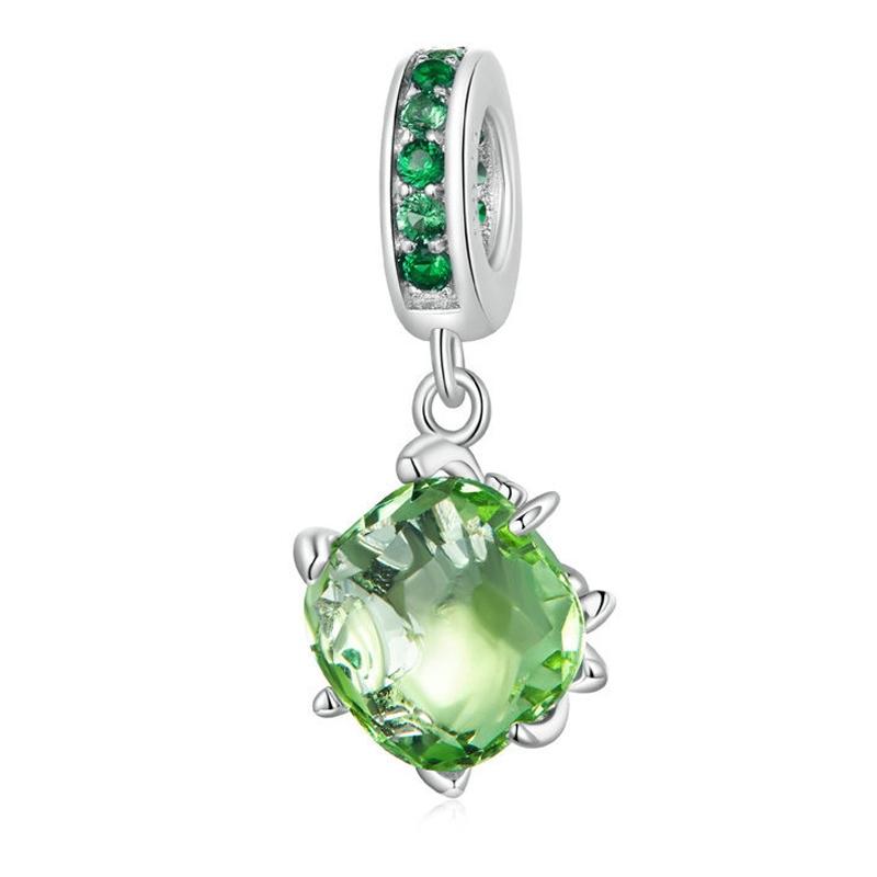 925 Sterling Silver Green Tree Life Pendant Bracelet Bracelets