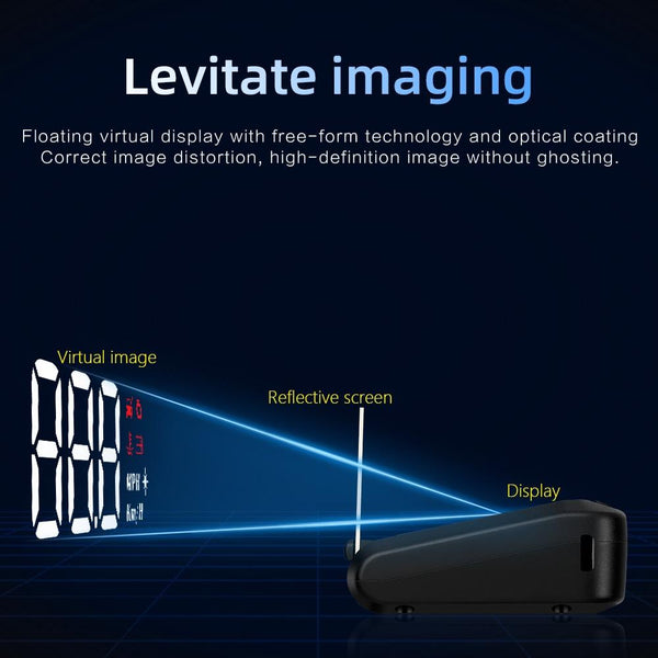 Car Hud Head Up Display Obd2 Eliminates Fault Codes & Alerts For Overspeed Other Instruments & Gauges