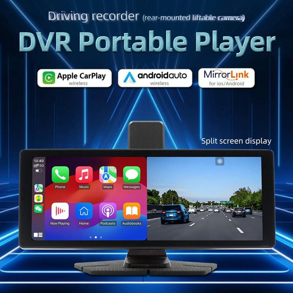 Car Bluetooth Dvr Monitor Supports Carplay Android Auto Display Rear View Monitors/Cams & Kits