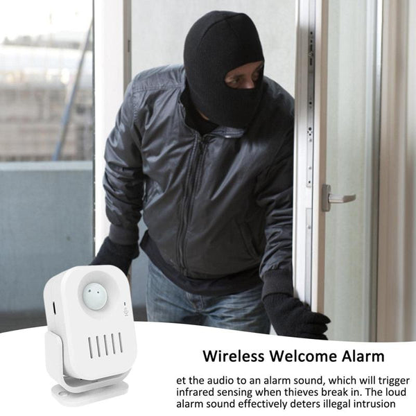 Smart Infrared Sensor Doorbell With Recordable Voice Prompt And Loudspeaker Smart Doorbells