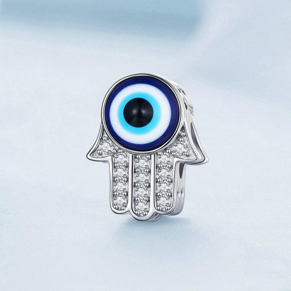 925 Sterling Silver Zircon Hand Of Fatima Bracelet Bracelets