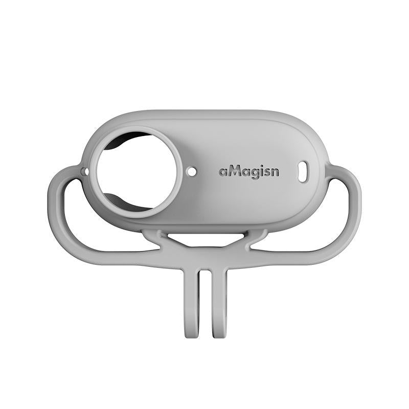 Amagisn Silicone Case For Insta360 Go Camera Protective Accessory Grey Camera Cases Bags & Covers