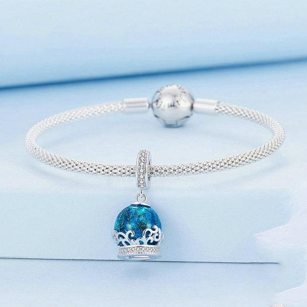 925 Sterling Silver Crystal Ball Bracelet With Zirconia Charm Bracelets